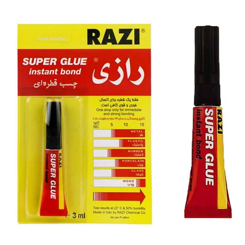 چسب قطره ای Razi Super Glue 3ml