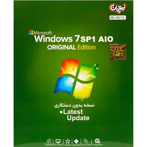 Windows 7 Original Edition SP1 Latest Update 1DVD5 زیتون