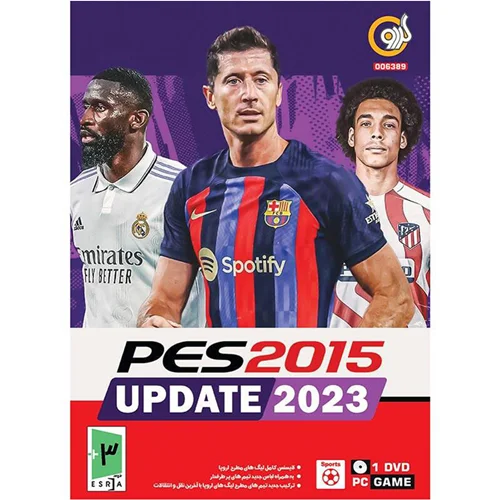 PES 2015 Update 2023 PC 1DVD گردو